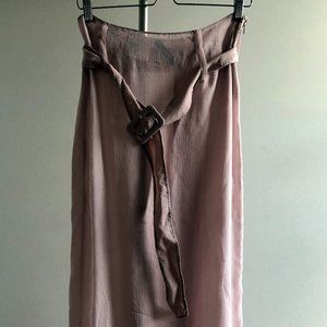 Prada pink maxi skirt